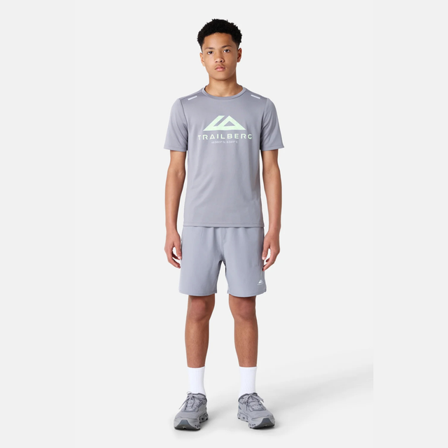 Trailberg Boys Flex T-Shirt / Shorts Set - Moon Grey