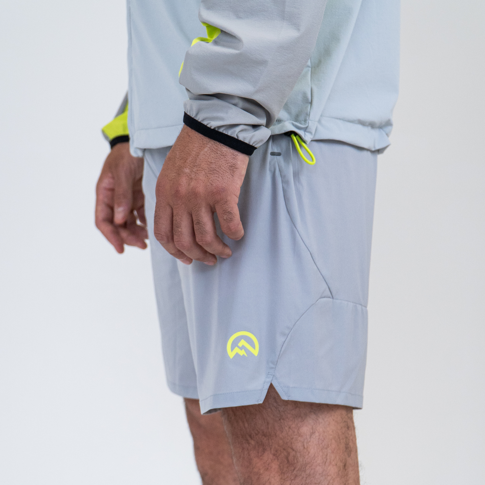 Flux Versatility SS25 Shorts - Silver/Neon