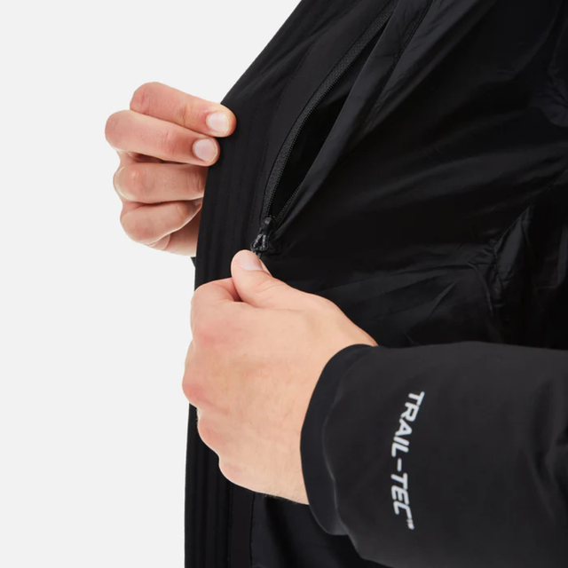 Trailberg Triathlon 2.0 Puffer Coat - Black/Asphalt