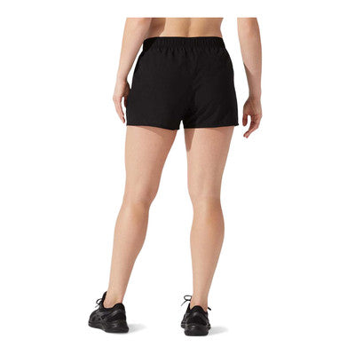 ASICS WOMEN'S CORE 4 INCH SHORTS - BLACK