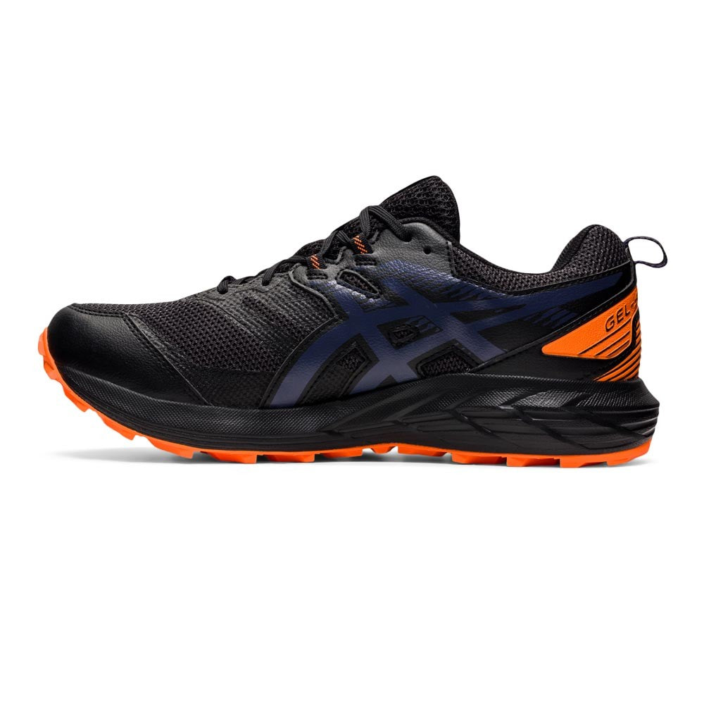 ASICS GEL-SONOMA 6 GORE-TEX TRAIL RUNNING SHOES - BLACK / ORANGE