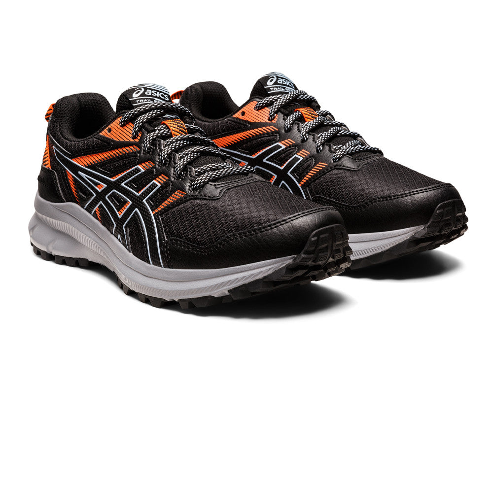 ASICS TRAIL SCOUT 2 TRAIL RUNNING SHOES - BLACK/ORANGE/GREY