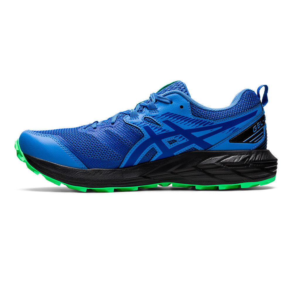 ASICS GEL-SONOMA 6 TRAIL RUNNING SHOES - BLUE/GREEN/BLACK