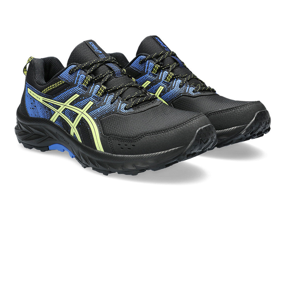 ASICS GEL-VENTURE 9 TRAIL RUNNING TRAINERS - BLACK/BLUE