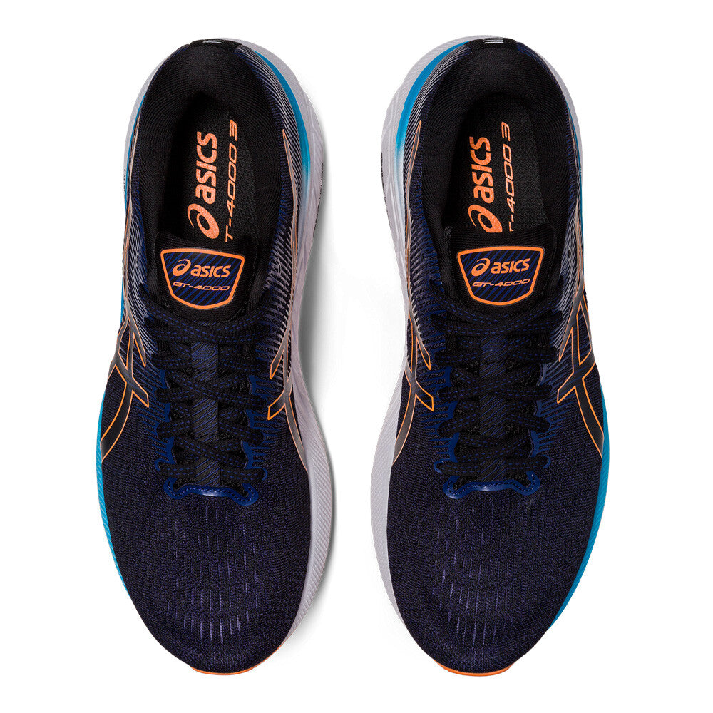 ASICS GT-4000 3 RUNNING SHOES - Obsidian/peach/white