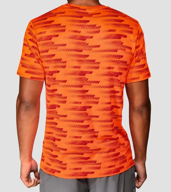 MONTIREX Apex AOP T-Shirt - Fiery Orange/Vermillion Orange