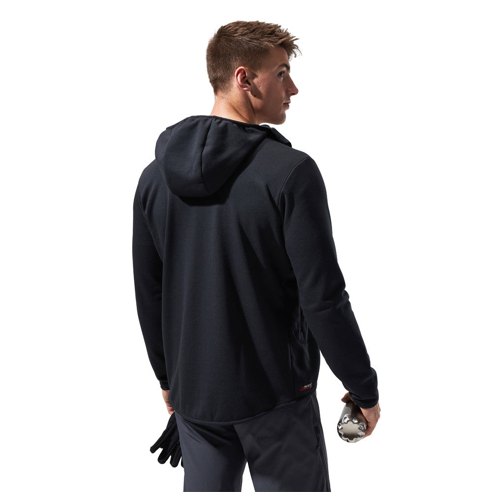 BERGHAUS HEUBERG HOODED JACKET - BLACK