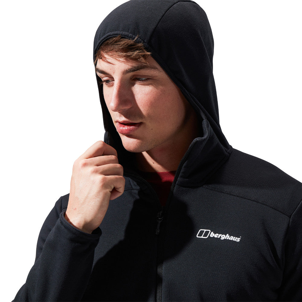 BERGHAUS HEUBERG HOODED JACKET - BLACK