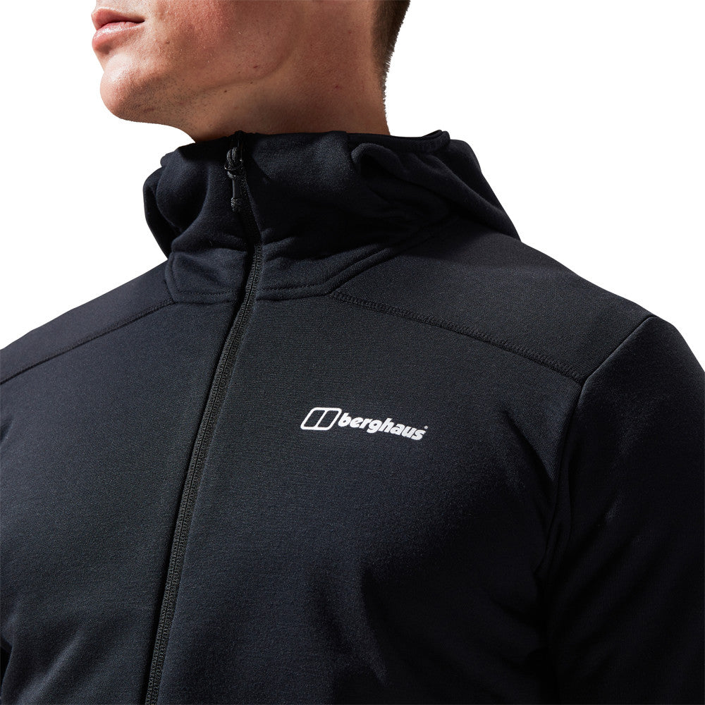 BERGHAUS HEUBERG HOODED JACKET - BLACK
