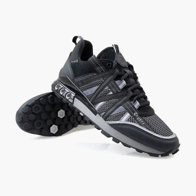 Cruyff Fearia Hex-Tech Trainers - Black/Grey