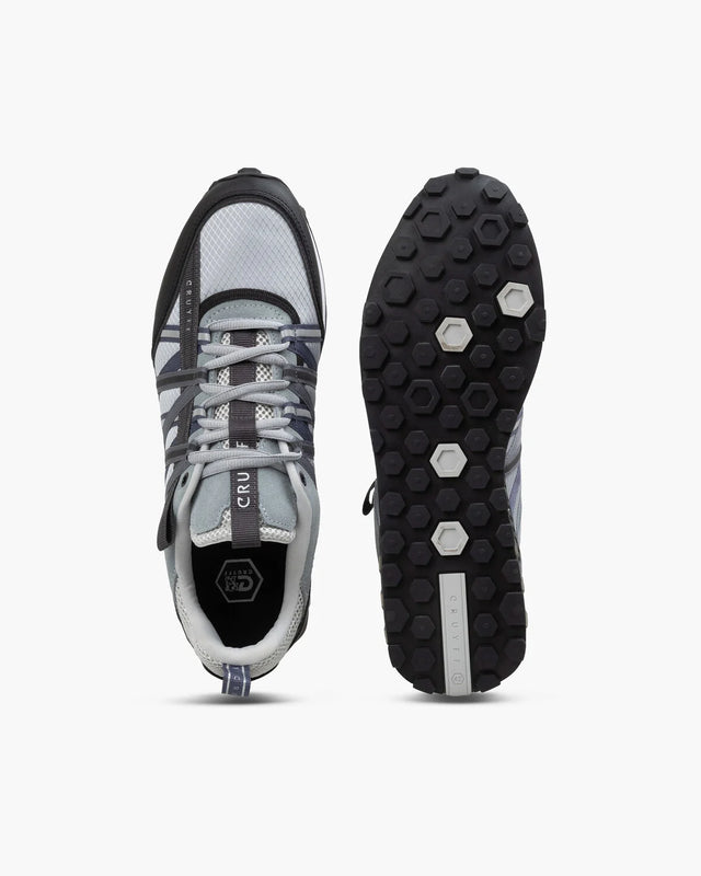 Cruyff Fearia Hex-Tech - Light Grey/Reflective Black
