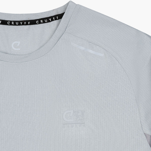 Cruyff Hydrogen T-Shirt / Shorts Set - Light Grey