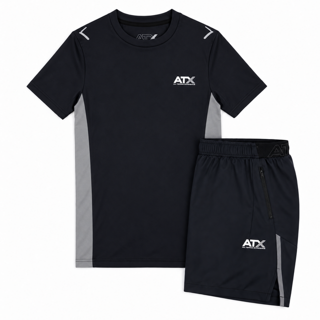 ATX Granite T-Shirt / Drift Shorts - Black/Grey