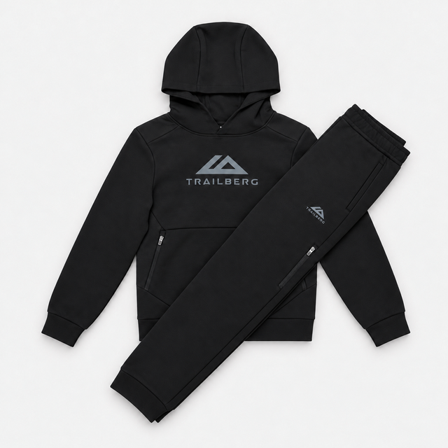 Trailberg Boys Stormlight Tracksuit - Black