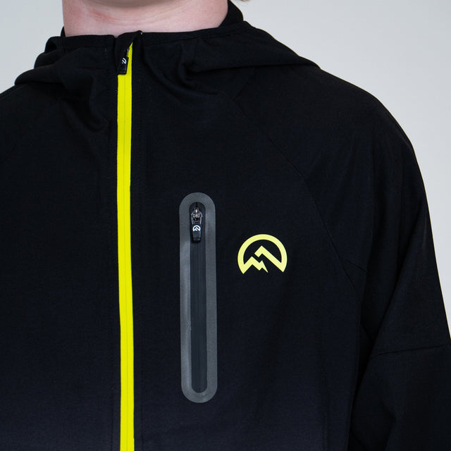 Flux Junior Gradient Jacket - Black/Neon