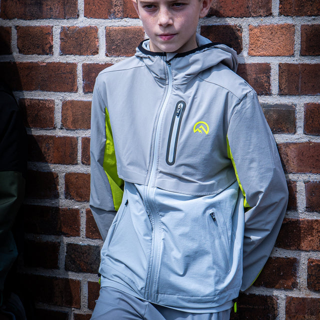 Flux Junior SS25 Versatility Jacket - Grey/Neon