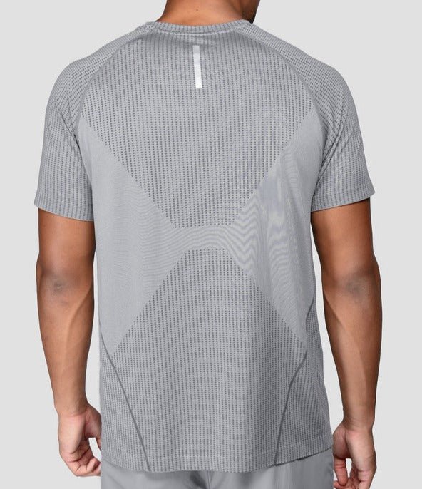 MONTIREX Endurance Seamless T-Shirt - Platinum Grey/Jet Grey