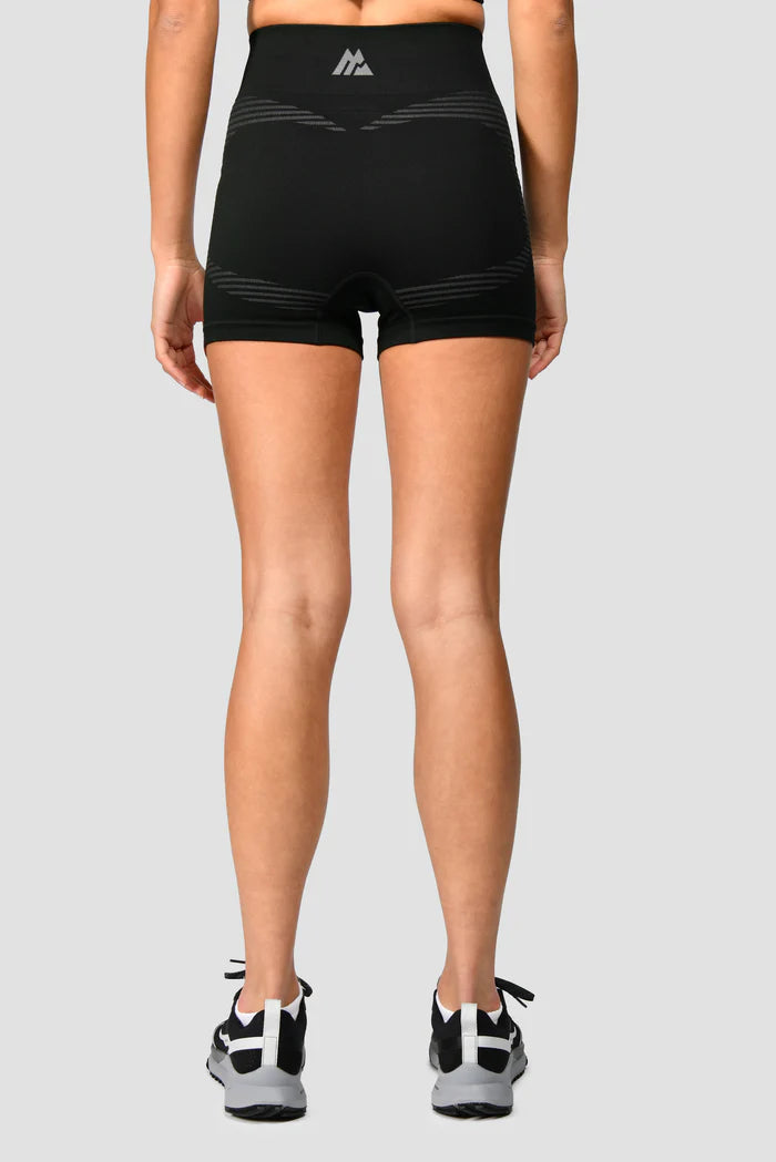 MONTIREX WOMEN'S ENERGY SEAMLESS SHORTS - BLACK/GREY