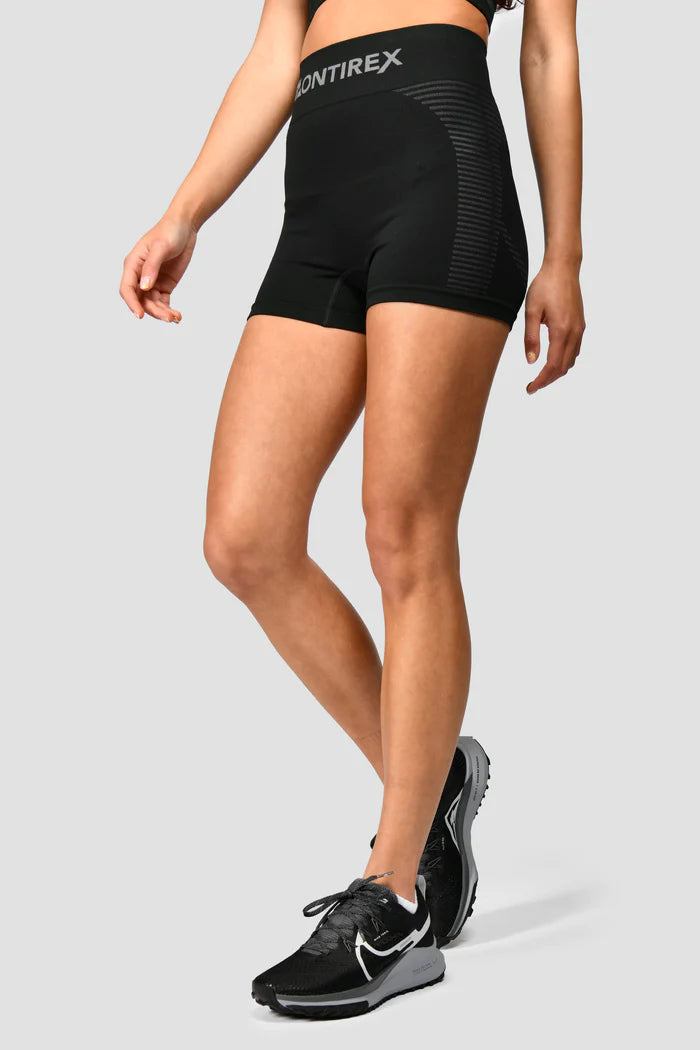 MONTIREX WOMEN'S ENERGY SEAMLESS SHORTS - BLACK/GREY