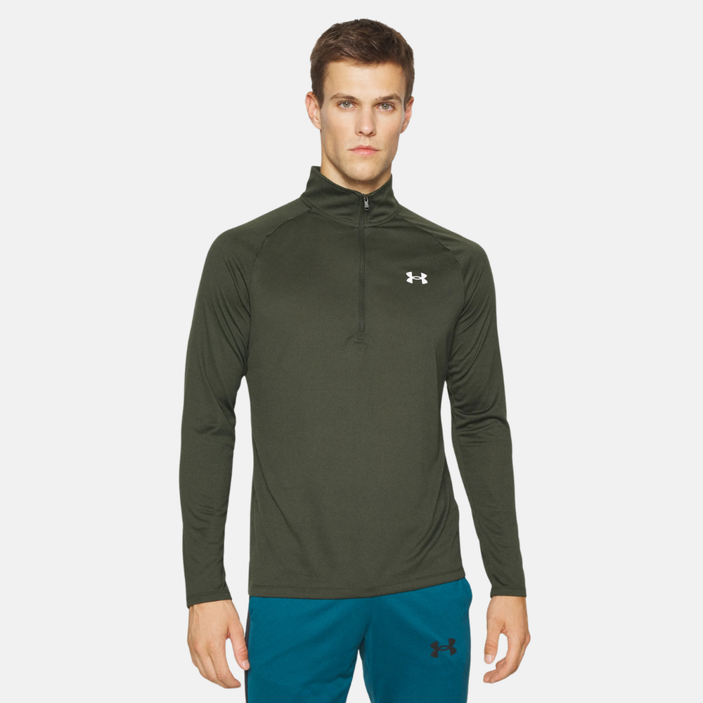 Under Armour Tech 2.0 1/4 Zip - Dark Green