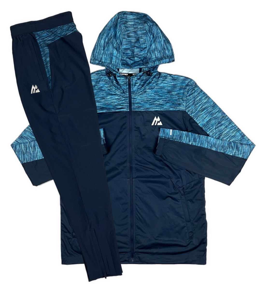 MONTIREX TRAIL WINDBREAKER / PANEL PANTS TRACKSUIT - MIDNIGHT NAVY