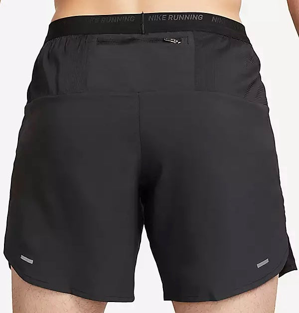 Nike Brief-Lined Stride 7inch Shorts - Black