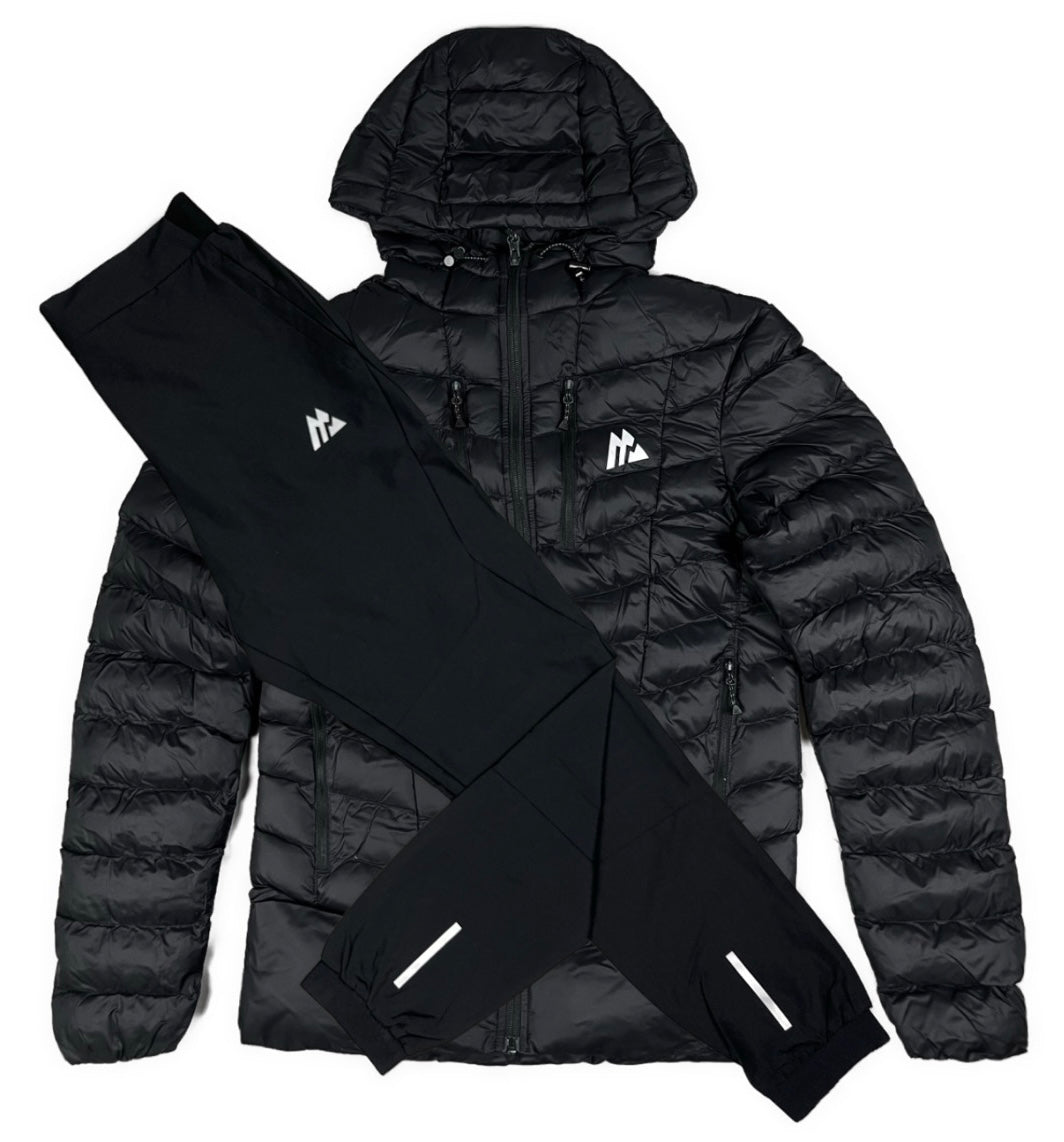MONTIREX STRATUS SYNTHETIC JACKET / SHIFT PANTS OUTFIT - BLACK