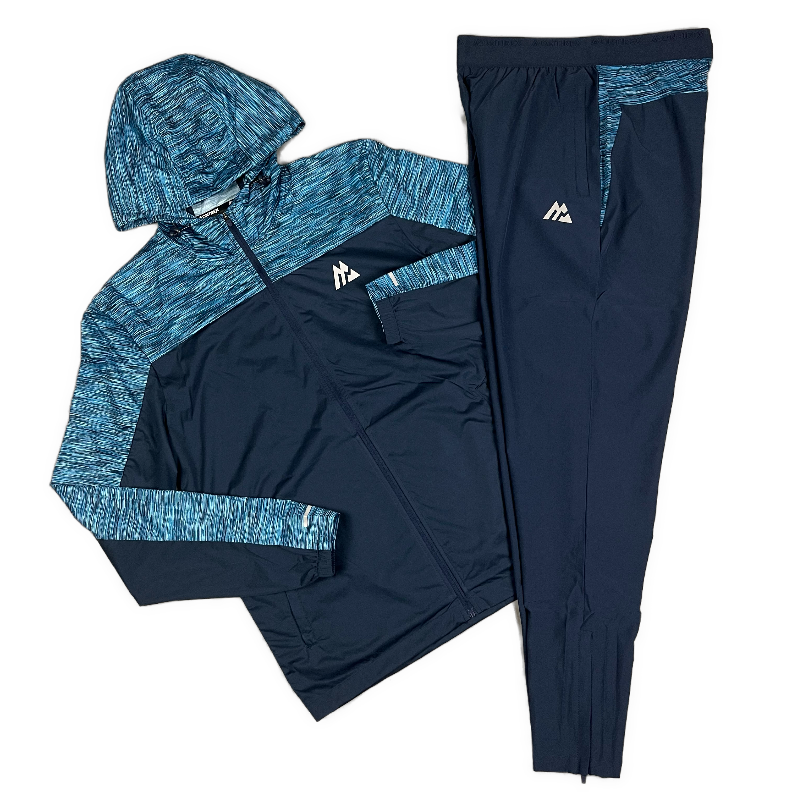MONTIREX TRAIL WINDBREAKER / PANEL PANTS TRACKSUIT - MIDNIGHT NAVY