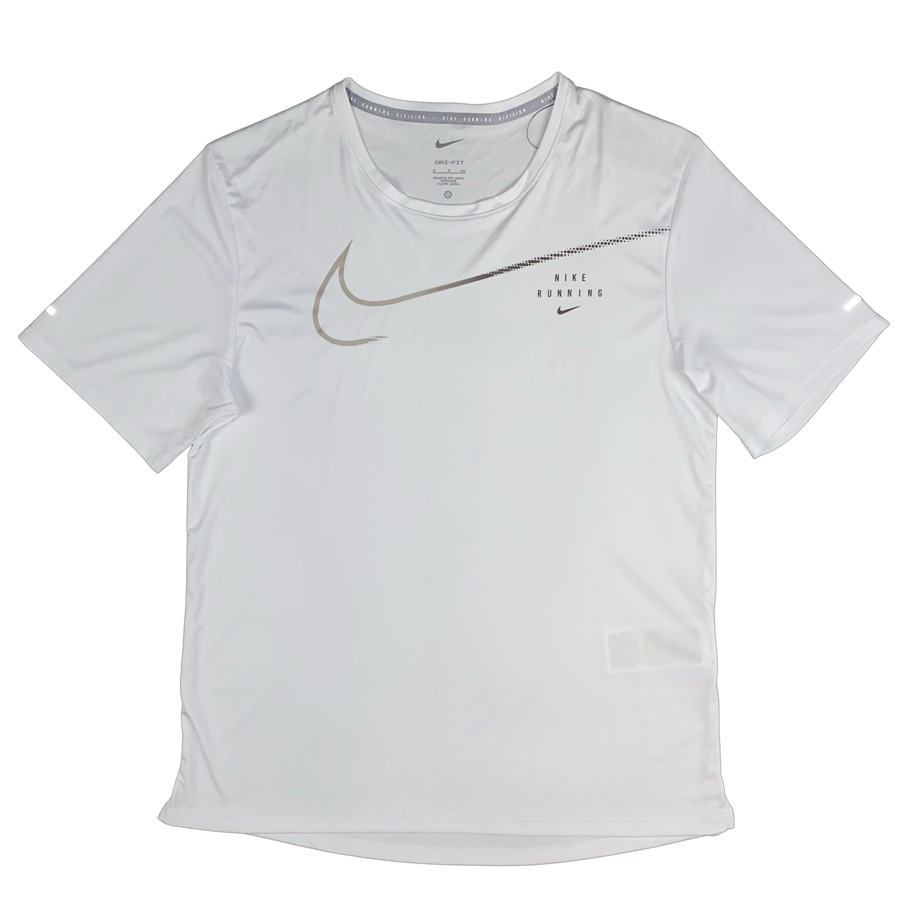 NIKE RUN DIVISION MILER T-SHIRT - WHITE