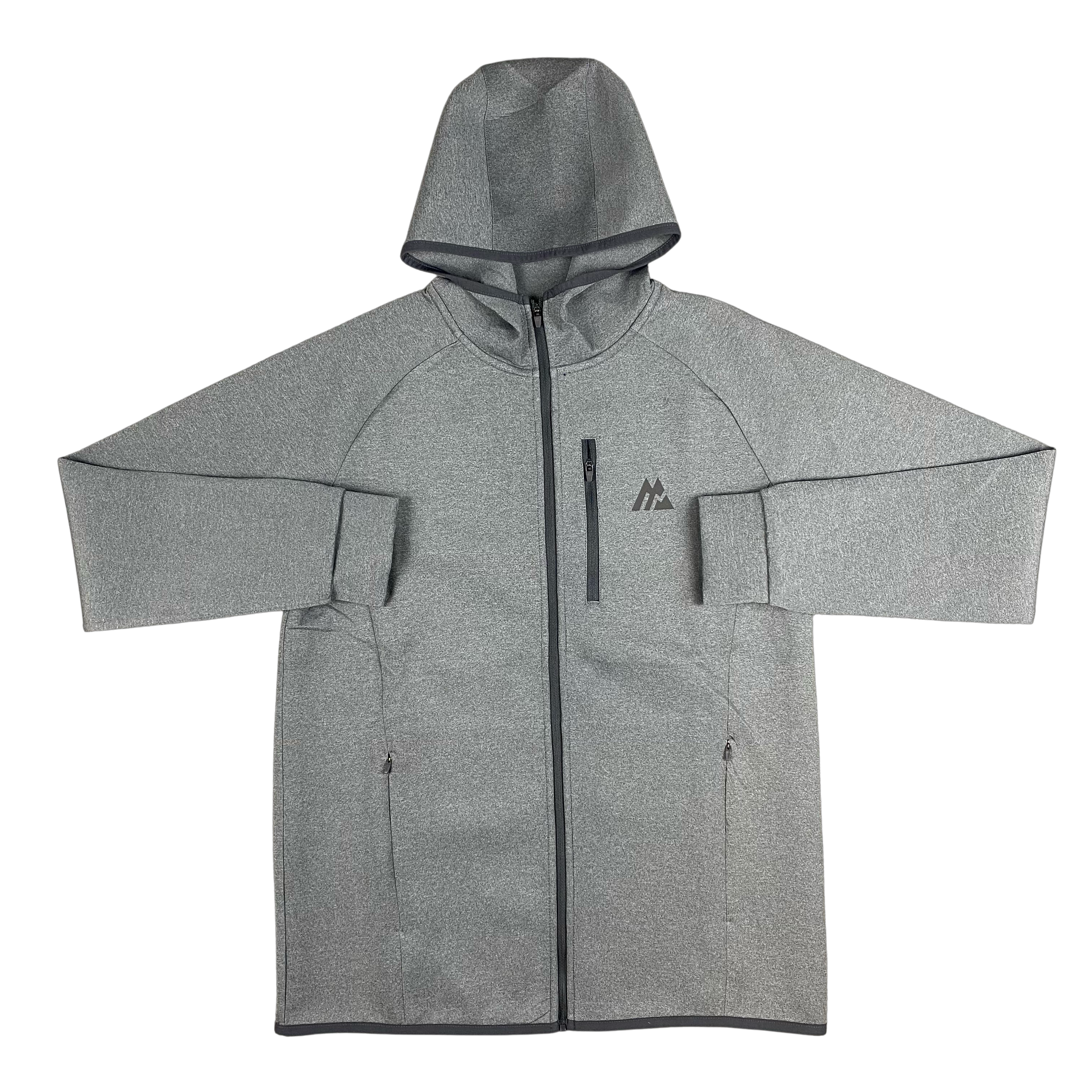 MONTIREX Recover Full Zip Hood - Grey Marl