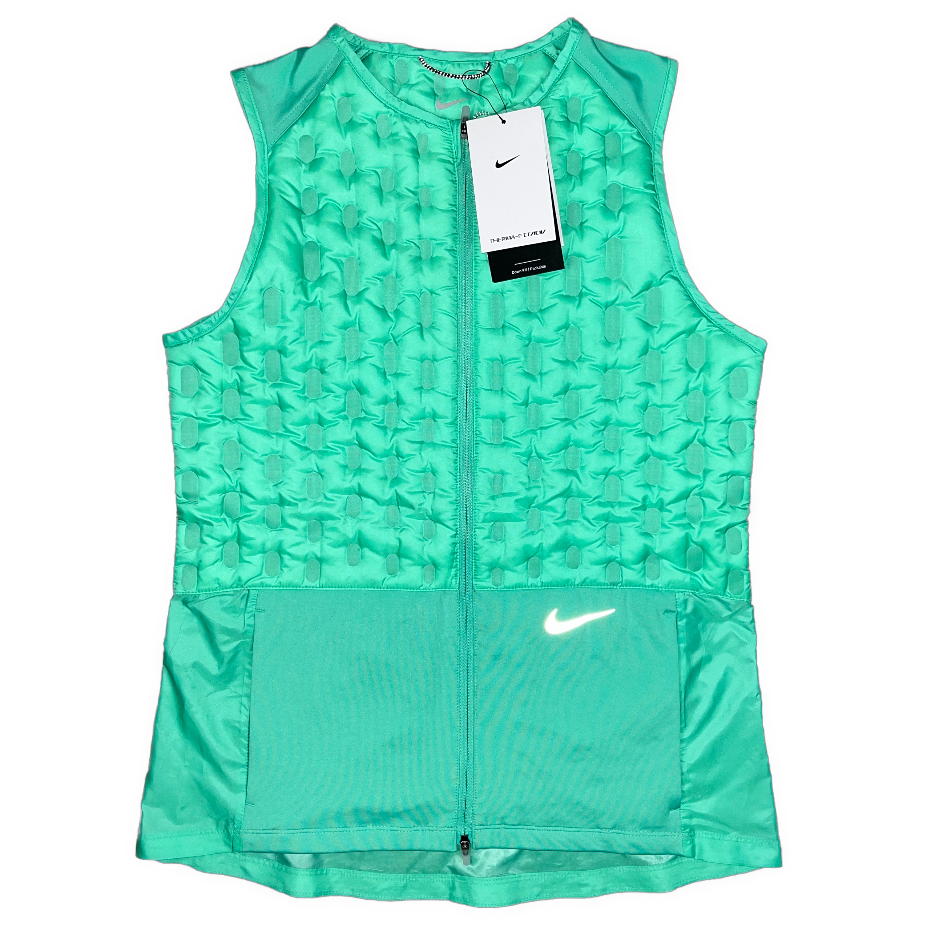 NIKE THERMA-FIT AEROLOFT GILET - MINT / MENTA GREEN