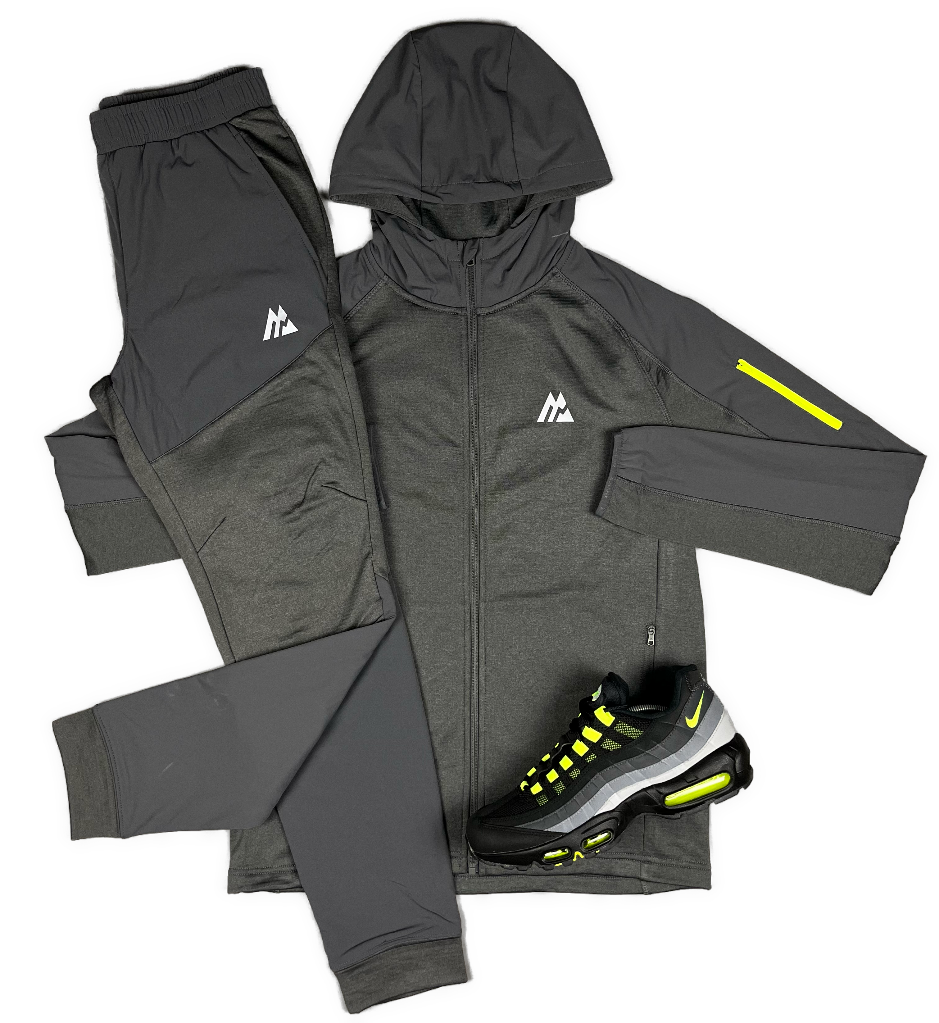 MONTIREX SUMMIT TRACKSUIT - GREY / NEON GREEN
