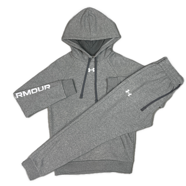 Under Armour Rival Logo Tracksuit - Grey