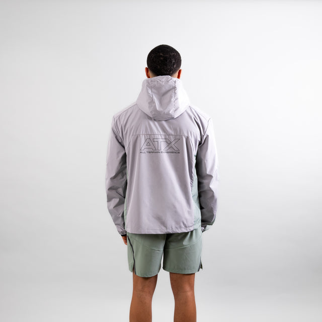 ATX Boulder Track Jacket - Grey/Green