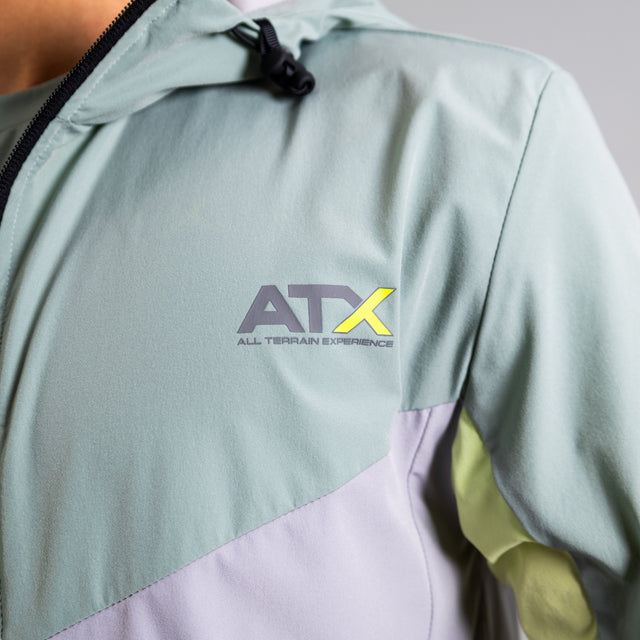 ATX Horizon Track Jacket - Green/Grey