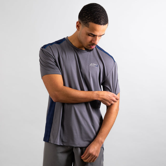 ATX Cascade T-Shirt - Dark Grey/Navy