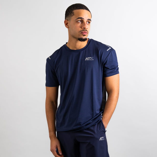 ATX Granite T-Shirt - Navy/Dark Grey