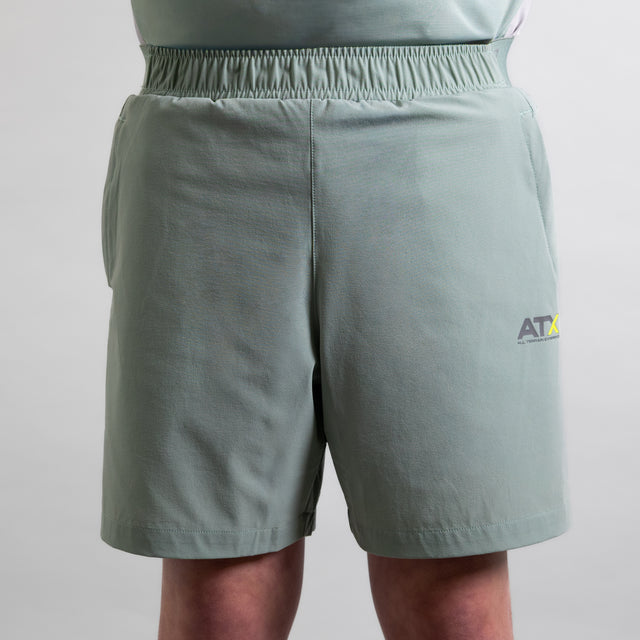 ATX Junior Granite T-Shirt / Shorts Set - Green/Grey