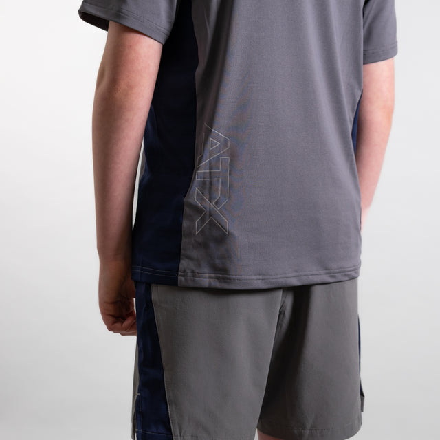 ATX Junior Cascade T-Shirt - Dark Grey/Navy