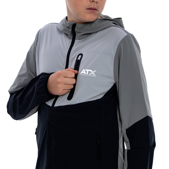 ATX Junior Traverse Tracksuit - Grey/Black