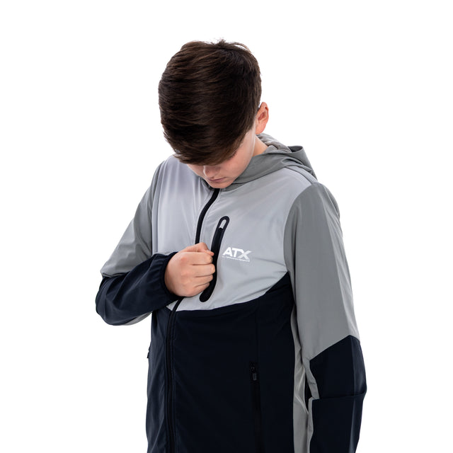 ATX Junior Traverse Tracksuit - Grey/Black