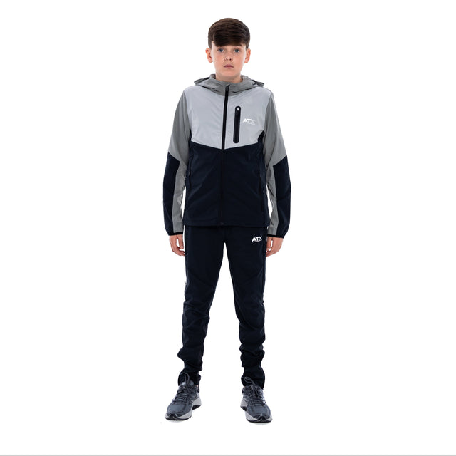 ATX Junior Traverse Tracksuit - Grey/Black