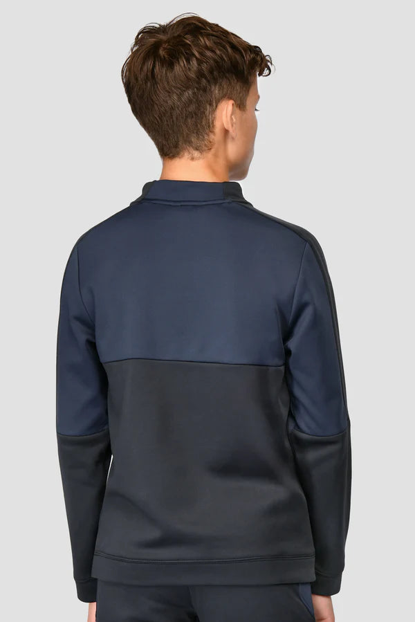 MONTIREX Junior MTX Colourblock 1/4 Zip - Navy/Midnight Blue