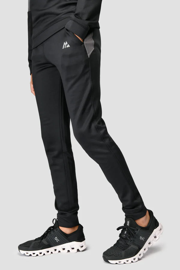 MONTIREX Junior MTX Colourblock Poly Jogger - Black/Cement Grey