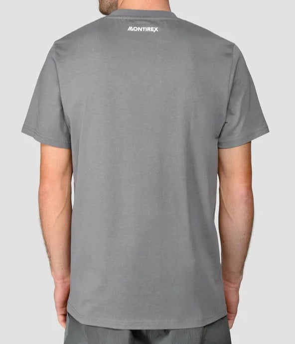 MONTIREX M Logo T-Shirt - Cement Grey
