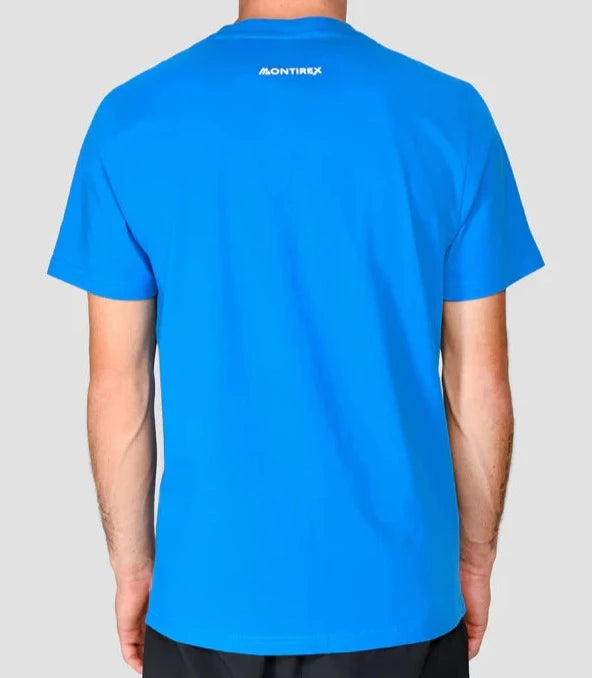 MONTIREX M Logo T-Shirt - Neon Blue