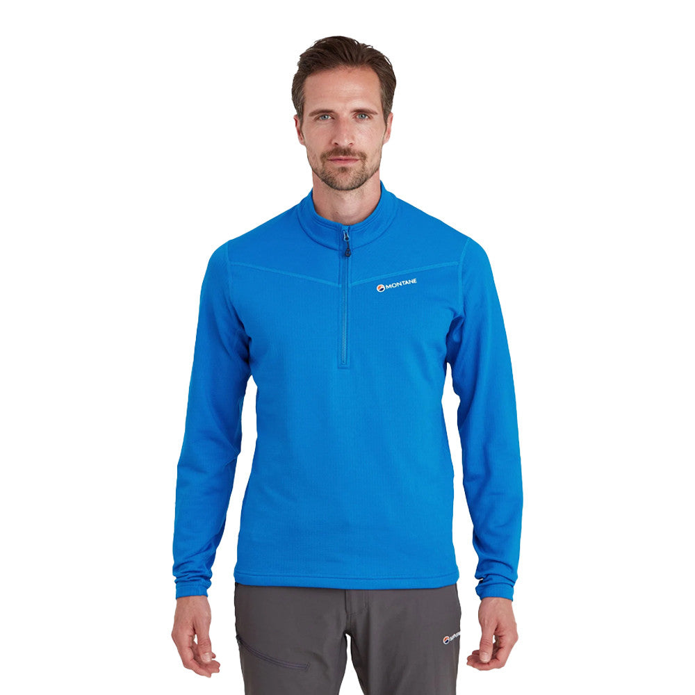 MONTANE PROTIUM PULL-ON ZIP TOP - ELECTRIC BLUE