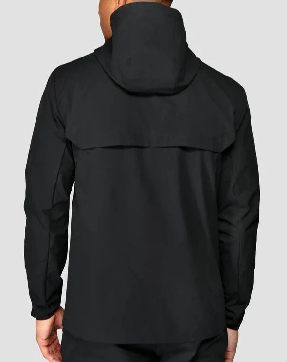 MONTIREX MTX Run Iridescent Windbreaker - Black/Cardinal Red
