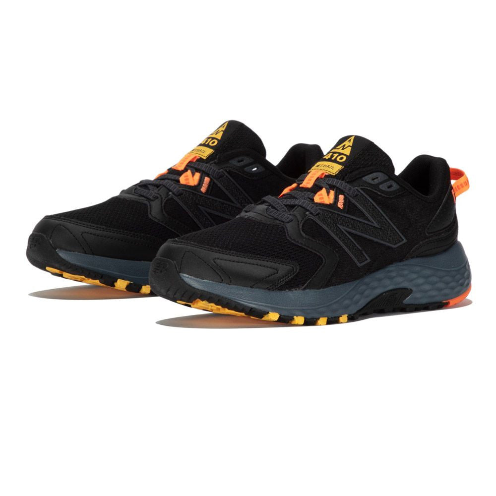 NEW BALANCE 410V7 TRAIL RUNNING TRAINERS - BLACK / ORANGE