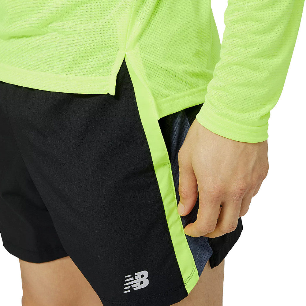 NEW BALANCE ACCELERATE LONG SLEEVE TOP - VOLT
